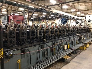 22 Stand, Tishken #24HW S3-1/2, Roll Forming Line, 3-1/2' ' spindle diameter, 20" roll space, 14" horizontal - Image 2