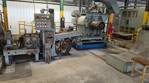 5.14" x 18" x 12" Bliss / United, 4 Hi Non-reversing Mill, electromechanical screwdown - Image 3