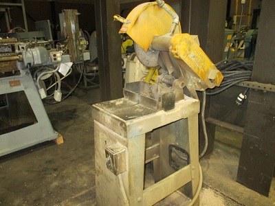 14" Kalamazoo #K12-14SS, Abrasive Chop Saw, 2.5" Round, 3" Pipe, Saw on stand, One Blade on Saw, ON/OFF - Image 2