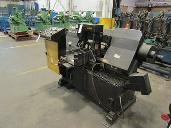 12" x 12" Peerless #AH300-H, Horizontal Band Saw, 12" round, 1" x 0.42" x 150.5" saw blade, hydraulic, 1997 - Image 3