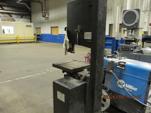 15" Dayton, Vertical Band Saw, 14-5/8" depth throat, 15" x 15" table, 114" x 3/4" blade, 4 speed, 3000 FPM - Image 2