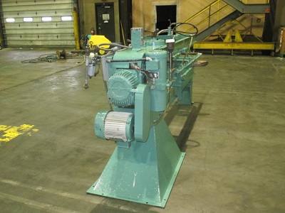 Blue Valley #40 Ring & Circle Shear, 1/4" capacity, 15" throat, 12' 3" diameter, 40 FPM - Image 2