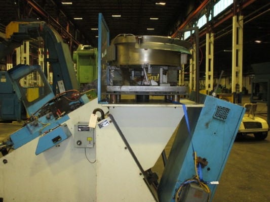 5/16" Saspi #RV-8, thread rolling machine, 30" vibra feed bowl, 8' conveyor - Image 4