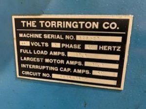 1" Torrington Vail #322-23, 2 die Hydraulic Tube End Former, 25 hp - Image 3