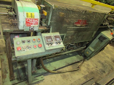 1" Burr Oak #DTHF-M1-10, Tube Cut-off, 7 horizontal / 7 vertical, 3" stroke, air feed, 1973 - Image 1