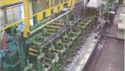 2.5" x 15/6" (63.5mm x 3.2mm) Oto Mills #OTO 552-RTC, Tube Mill with Rafted Stands, 1999 - Image 1