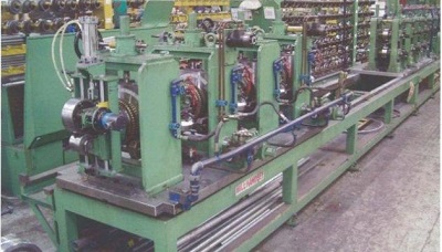 2.5" x 15/6" (63.5mm x 3.2mm) Oto Mills #OTO 552-RTC, Tube Mill with Rafted Stands, 1999 - Image 6