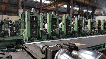 8" x 0.33" (216mm x 8.5mm) Tube Mill, 610mm ID, 2200mm outside dimension, 60 MPM, Saw Cut off - Image 1