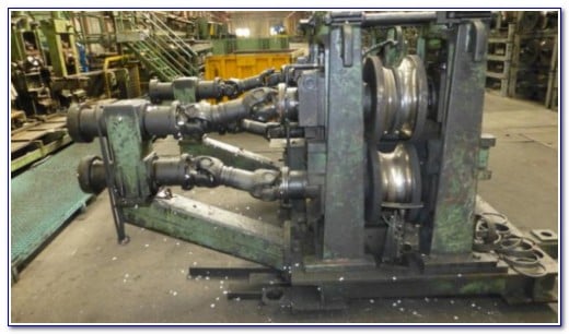 8.5" x 0.4" (219mm x 10mm) Voest Alpine, Rafted Cage Forming Tube Mill, 150mm shaft, 80 MPM, upgraded 2008 - Image 3