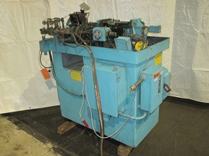 U.S. Baird #00, Four Slide Machine, 1/32" wire diameter, 7/16" ribbon, 4-1/4" feed, split cams, double gib - Image 1