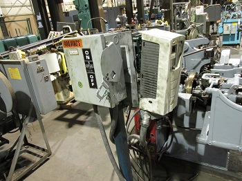 U.S. Baird #3, Four Slide Machine, with Motorized Straightener, 3/16" wire diameter, 1-1/8" ribbon, 10" feed - Image 4