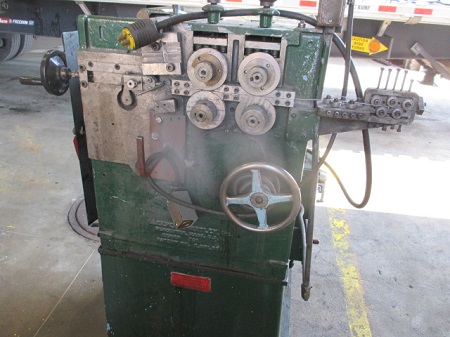 Sleeper & Hartley, Spring Coiler with Power Reel and Tooling, Series 721, .080" wire, 145" feed, 1-1/2" ID - Image 2
