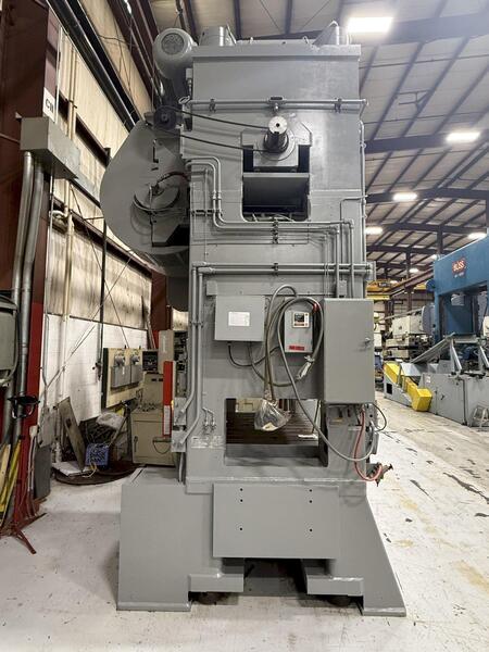 300 Ton, Bliss #SC2-300-60-48, straight side double crank press, 10" stroke, 27" Shut Height, 60" x40", 50 - Image 7