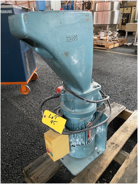 2" x 4" Kayeness, table top granulator, 1 HP, tray feed hopper, serial 9500-1 - Image 5