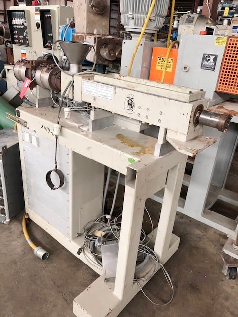 Brabender #088 type 09-25-000, twin screw extruder package, 25mm, 24:1 L/D, air cooled - Image 9