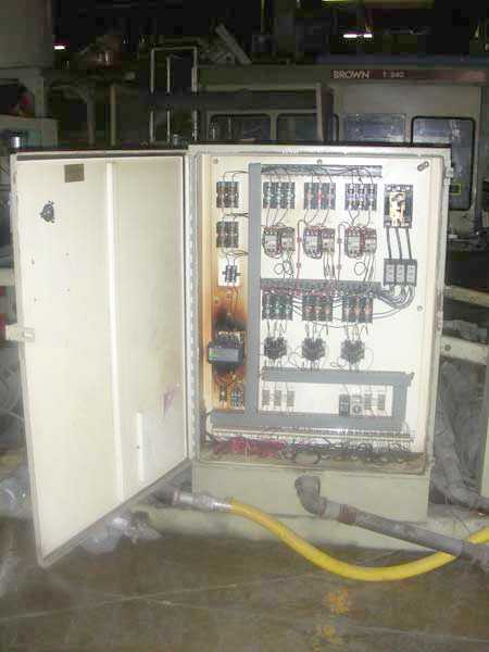 Sheet Take-off Unit, Marshall & Williams, (3) 54" face rolls mounted in vertical arrangement - Image 6