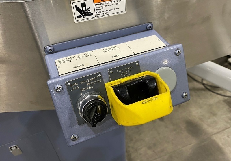 Extrude Hone #Spectrum-10/8/8, 10" media cyl diameter, 8" hyd cyl diameter, 1200 psi Extrusion Pressure, PLC - Image 7