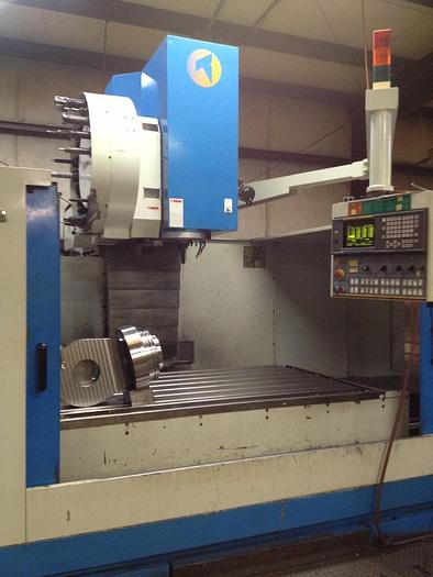 Takumi #V22A, vertical machining center, 86.6" X, 49" Y, 29.5" Z, 6000 RPM, CT50,86.6" x40" table, 30/35 HP - Image 1