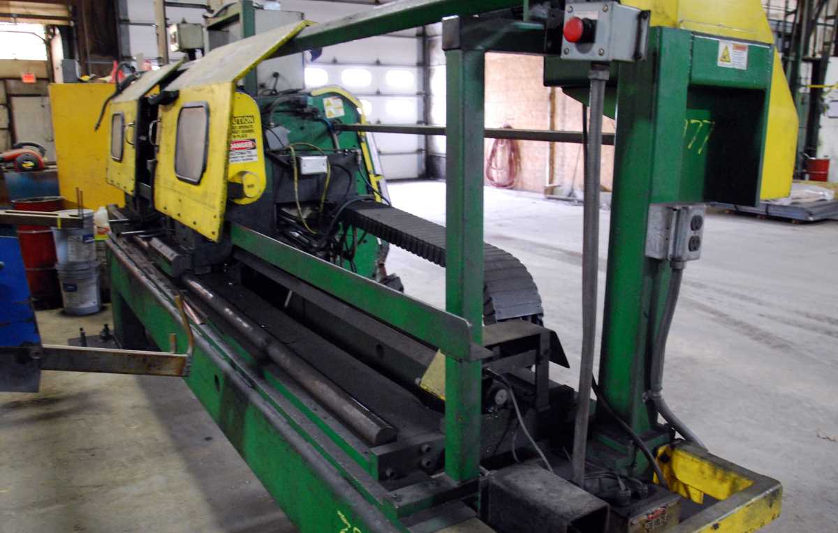 3" Haven #912, double end facer, 6"-60" length, .120" thick, 80 psi 4 pneumatic bar - Image 3