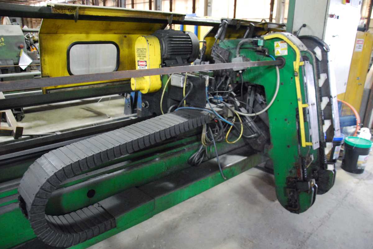 3" Haven #912, double end facer, 6"-60" length, .120" thick, 80 psi 4 pneumatic bar - Image 4