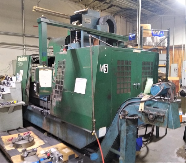 Kasuga Quantum #Q-1250V, 50" X, 25" Y, 25" Z, 6000 RPM, 30 automatic tool changer, 25 HP,chip,Fanuc 18iMB - Image 1