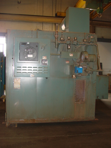 48" width x 72" H x 48" L Grieve, Stainless interior, horiz-air, gas fired, powered exhaust Class A, cart - Image 2