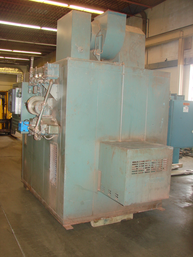 48" width x 72" H x 48" L Grieve, Stainless interior, horiz-air, gas fired, powered exhaust Class A, cart - Image 4