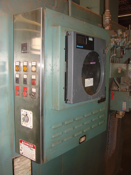 48" width x 72" H x 48" L Grieve, Stainless interior, horiz-air, gas fired, powered exhaust Class A, cart - Image 6