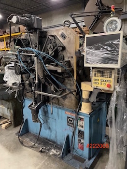 Itaya #MCS-30G, CNC wire former, 300 capacity, pneumatic swing arm, rotary quill, servo spinner, 1998 - Image 1