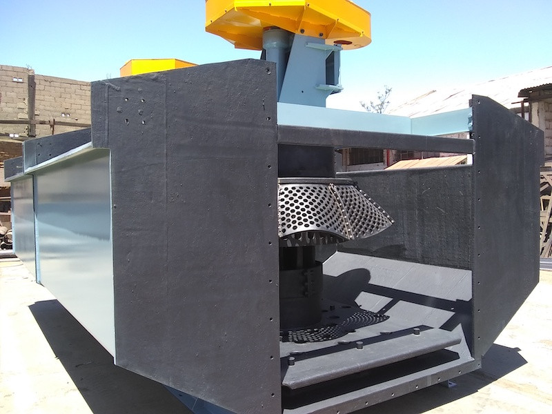 Wemco flotation cells, complete with mechanism, belt guards, motor baseplate, new condition - Image 3