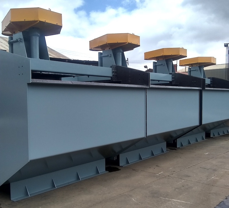 Wemco flotation cells, complete with mechanism, belt guards, motor baseplate, new condition - Image 7