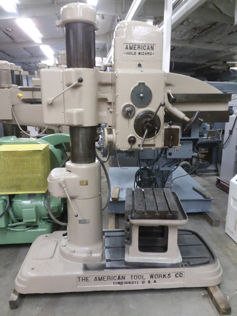 3' -9" American Tool Works #HOLEWIZARD, Radial Arm Drill, 1940 - Image 1