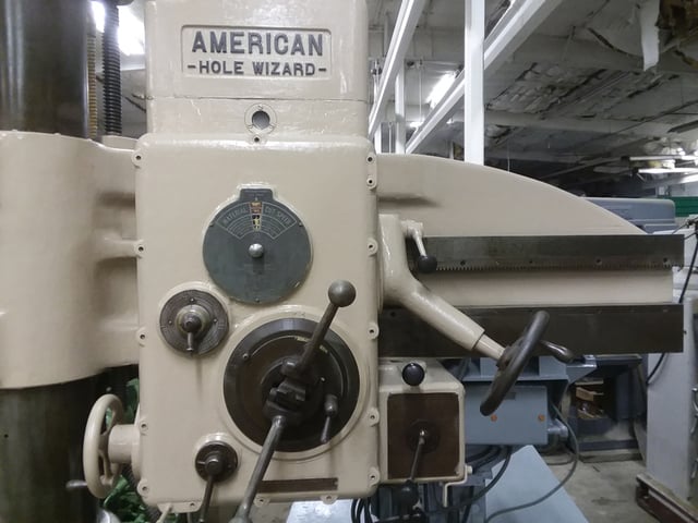 3' -9" American Tool Works #HOLEWIZARD, Radial Arm Drill, 1940 - Image 3