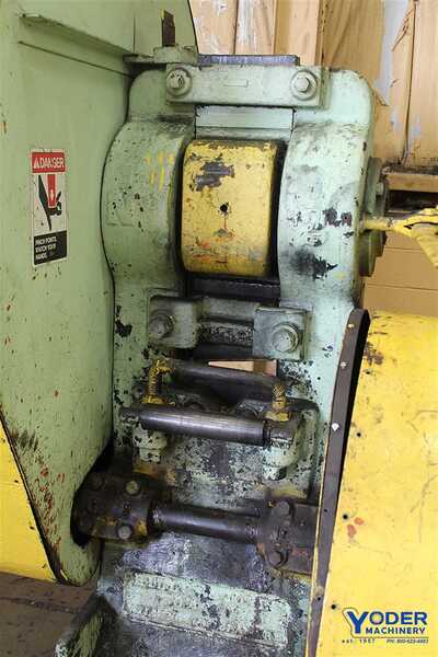 Hilles & Jones #2, bar & billet shear, 10 HP, 8" blade length, 10" btwn housing, #62794 - Image 6