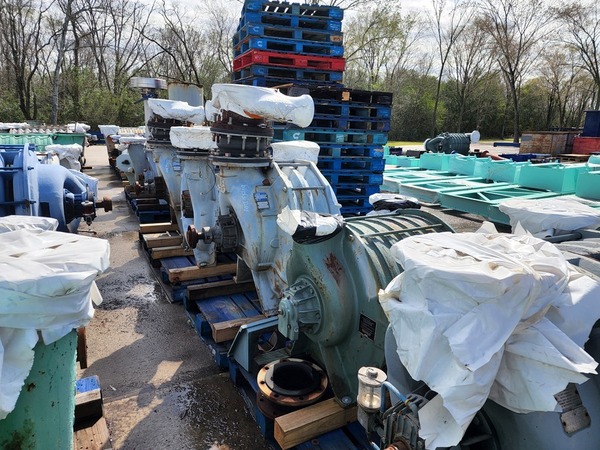 1800 scfm @ 5 psi, Lamson Gardner Denver #860, centrifugal blower, 3 stage - Image 3