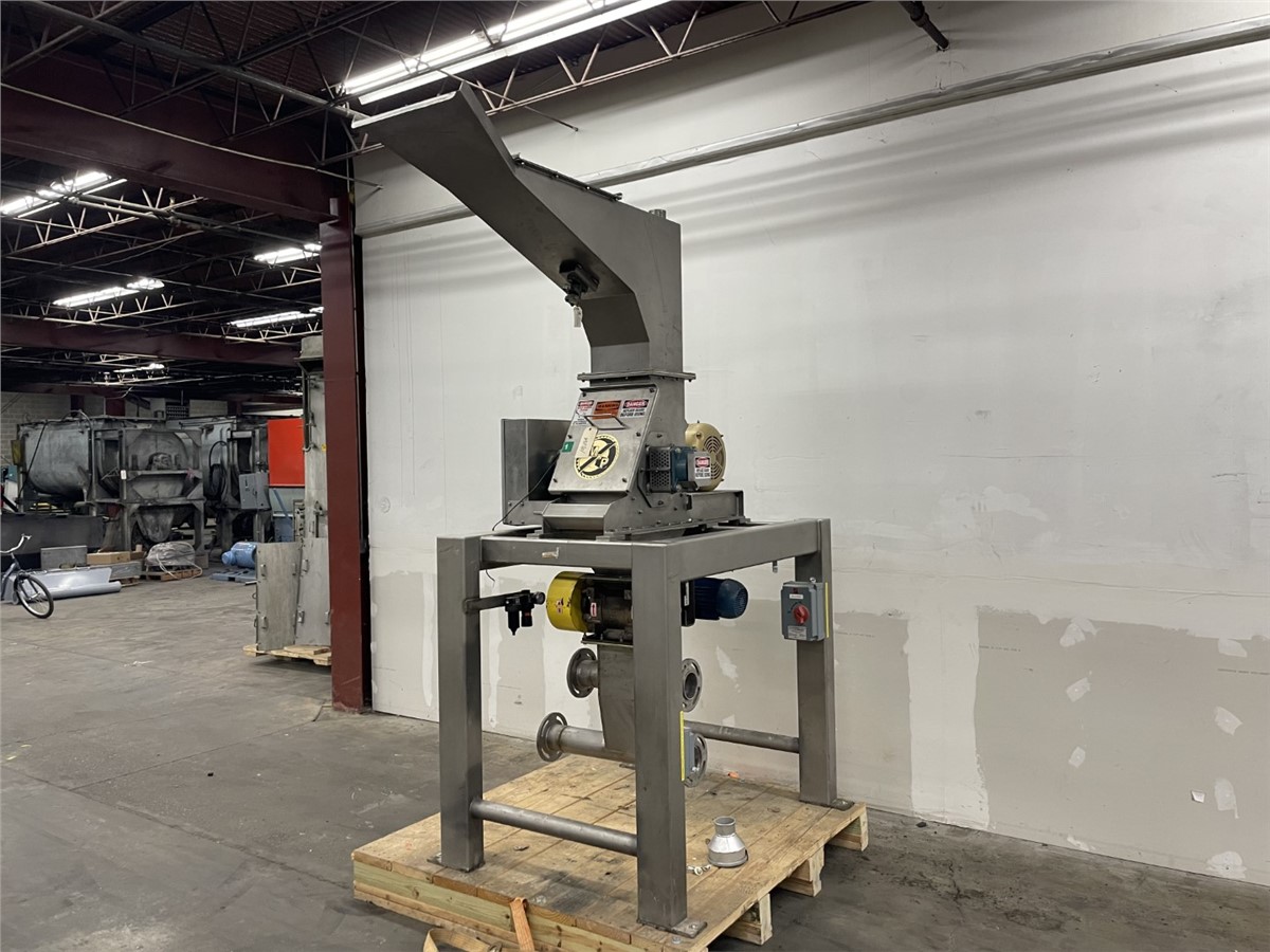 16" x 12" Ringmill, Stainless Steel, 20 HP Baldor motor, 1.915:1 drive ratio, #19186A - Image 1