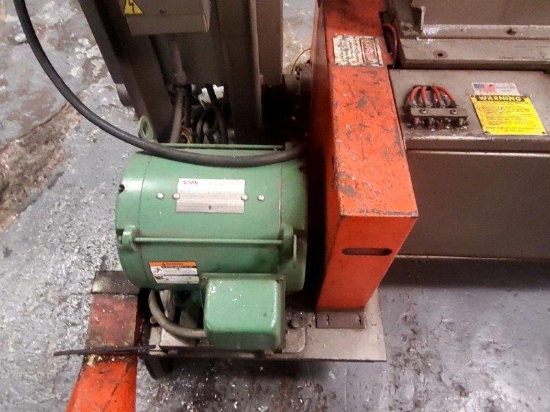 3" x 39" Granutec, pull roll fed granulator, 15 HP, low profile base, blower for discharge - Image 4