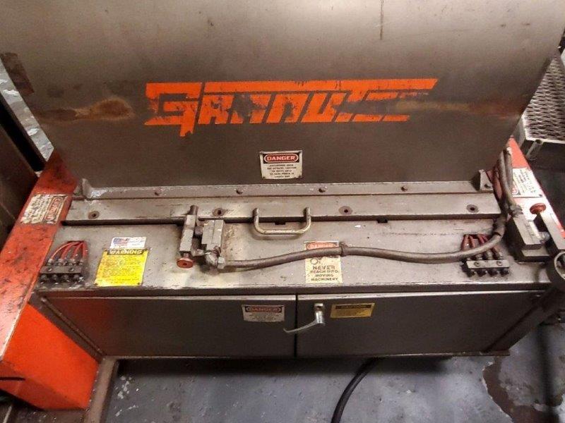 3" x 39" Granutec, pull roll fed granulator, 15 HP, low profile base, blower for discharge - Image 8