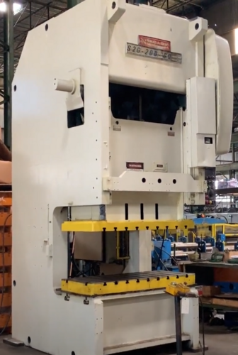 200 Ton, Niagara #S2G-200-60-30, 10" stroke, 24" shut height, 6" ram adj., 30 SPM, 60" x 30" bed, 1982 - Image 1