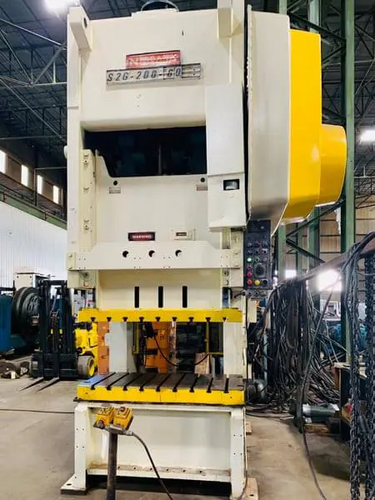 200 Ton, Niagara #S2G-200-60-30, 10" stroke, 24" shut height, 6" ram adj., 30 SPM, 60" x 30" bed, 1982 - Image 3
