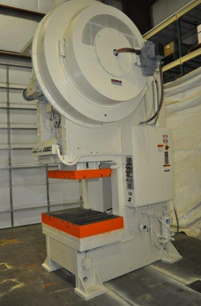 150 Ton, Minster #G1-150, punch press, 10" stroke, 26.25" Shut Height, 50" x 30" bed, air clutch, 30 SPM, 1994 - Image 4