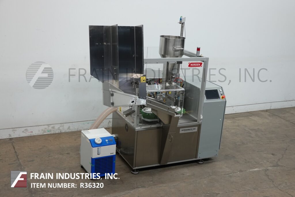 Norden #Nordenmatic-602, automatic, hot air, plastic, laminate or metal tube filler and sealer with proper - Image 1