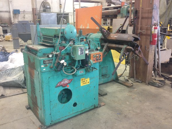 6000 Lb. Littell #60-24; 418-5PD, Coil Reel Uncoiler And Powered Coil Straightener, 18" Width Capacity, .078 - Image 1