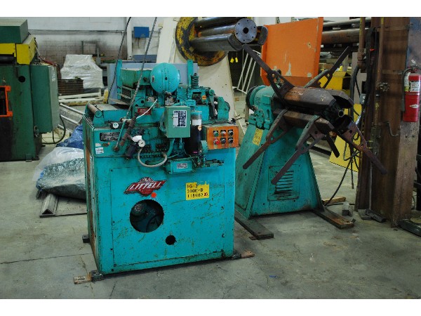 6000 Lb. Littell #60-24; 418-5PD, Coil Reel Uncoiler And Powered Coil Straightener, 18" Width Capacity, .078 - Image 2
