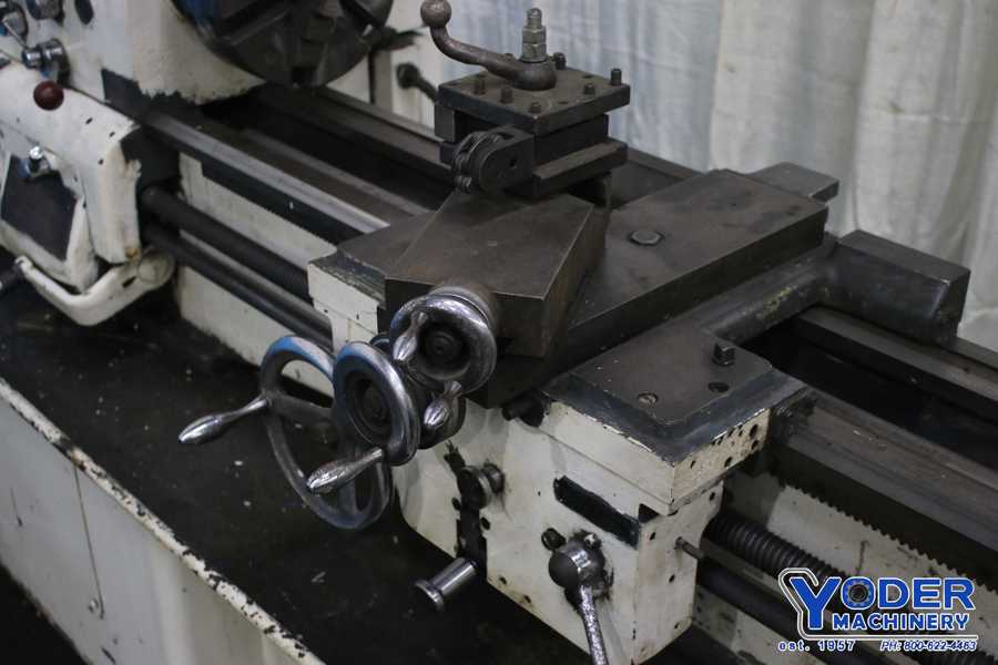 14" x 48" Clausing engine lathe, 9" swing over cross slide, 3-jaw chuck, follow rest, thread dial, 3 HP - Image 6