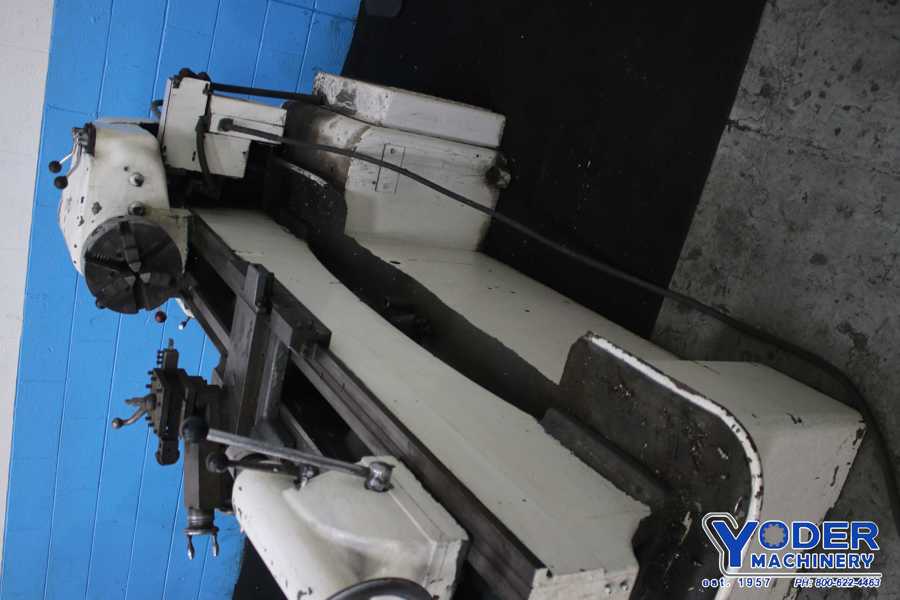 14" x 48" Clausing engine lathe, 9" swing over cross slide, 3-jaw chuck, follow rest, thread dial, 3 HP - Image 9