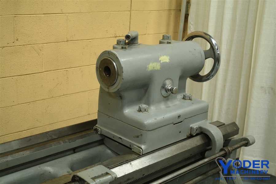26" x 84" Sidney engine lathe, 17" swing over cross slide, steady rest, thread dial, swivel compound, #58895 - Image 9