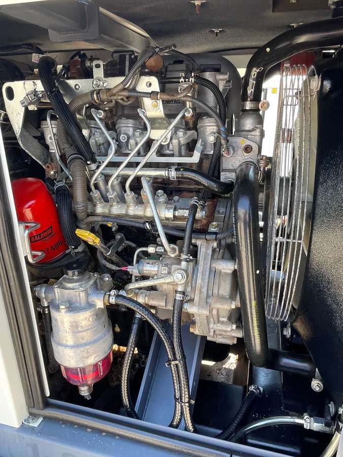 40 KW Chicago Pneumatic #CPG45, trailer mounted, sound attenuated enclosure, Tier 3, 120/240/208/277/480 - Image 2
