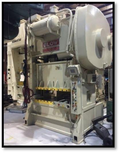 150 Ton, Blow #SC2-150-60-36, straight side double crank, 6" stroke, 18" Shut Height, 60" x 36" Bed, 60 SPM - Image 1