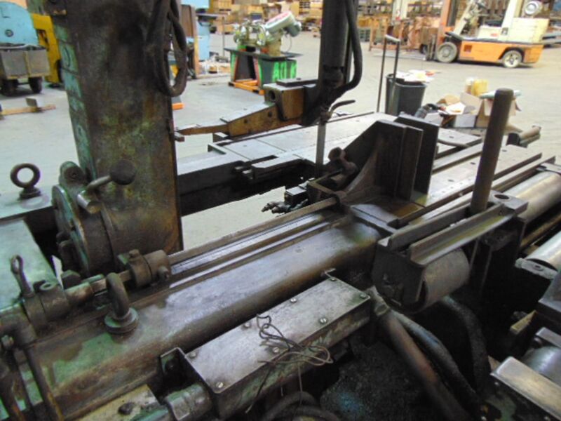 18" x 20" Marvel #81A, shutle feed, loading table,hydraulic operated vises, 1-1/4"blade, 5 HP - Image 7